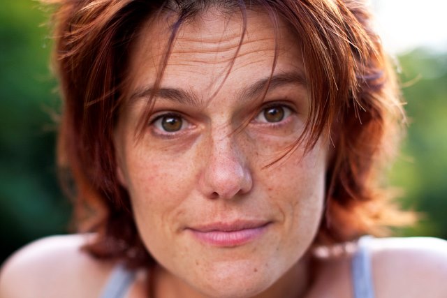 woman aging